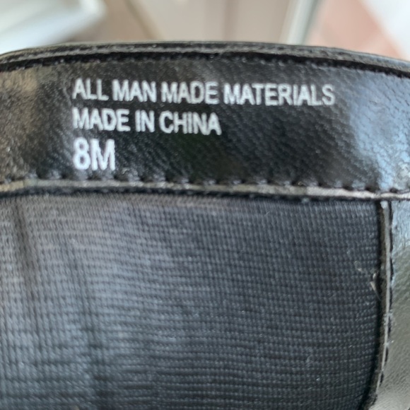 Super Cute Vintage Diba Black Square Toe Platform Boots Sz 8 - Picture 12 of 12